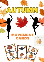 JESIENNE KARTY RUCHOWE/ AUTUMN MOVEMENT CARDS