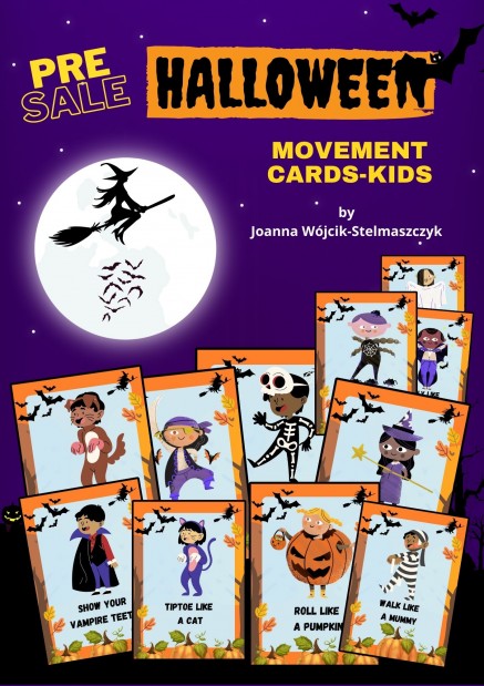 HALLOWEEN- MOVEMENT CARDS KIDS / KARTY RUCHOWE DZIECI