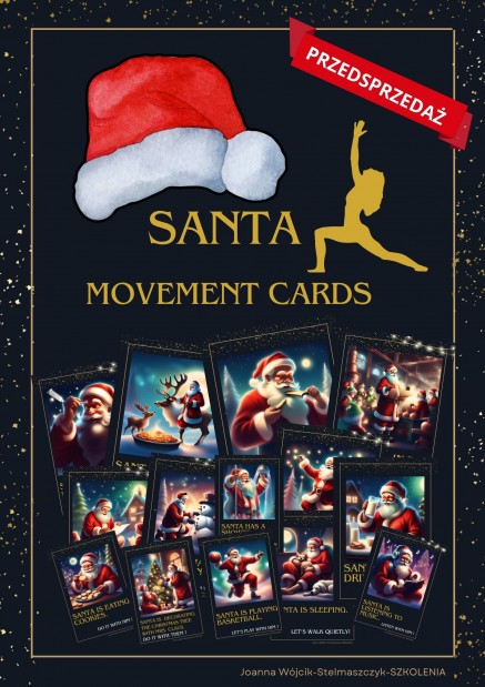 SANTA- MOVEMENT CARDS/ ŚWIĘTY MIKOŁAJ-KARTY RUCHOWE