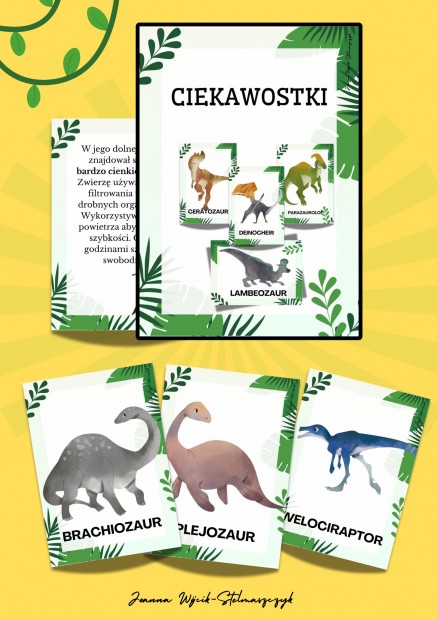 CIEKAWOSTKI O DINOZAURACH